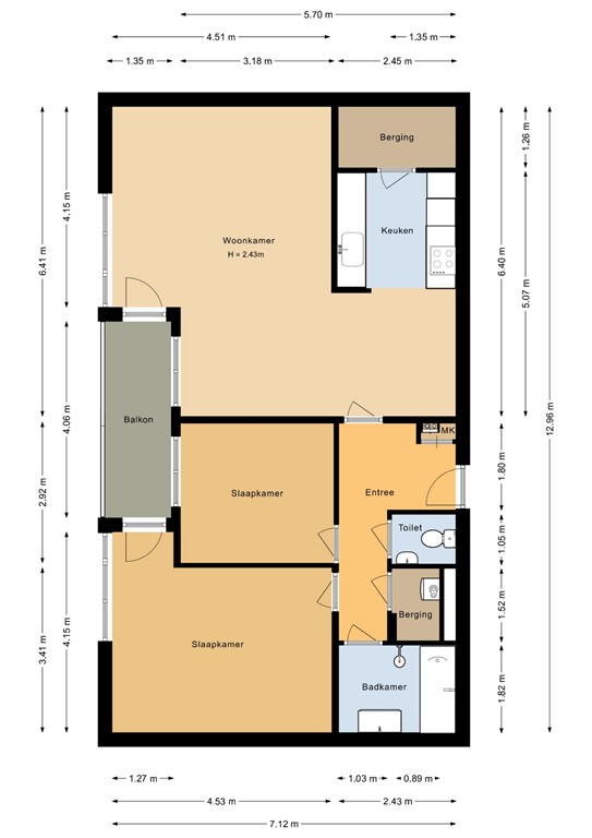 mediumsize floorplan